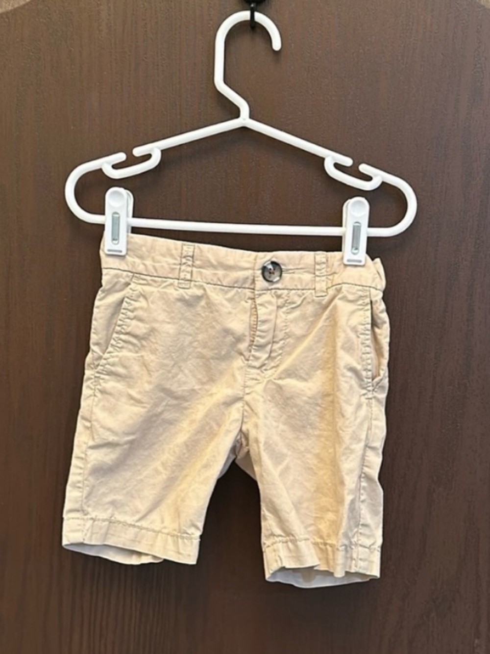3/$15 H&M Toddler Boy Khaki Shorts 18-24M Adjustable Waist Cotton Preppy Summer